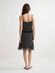 Polka Dot Midi Skirt
