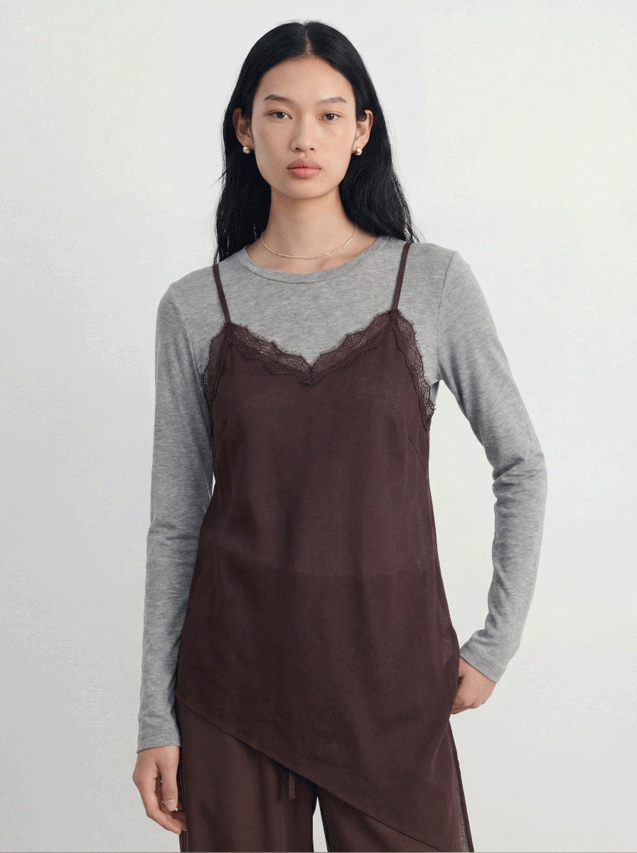 Lace-Trimmed Camisole