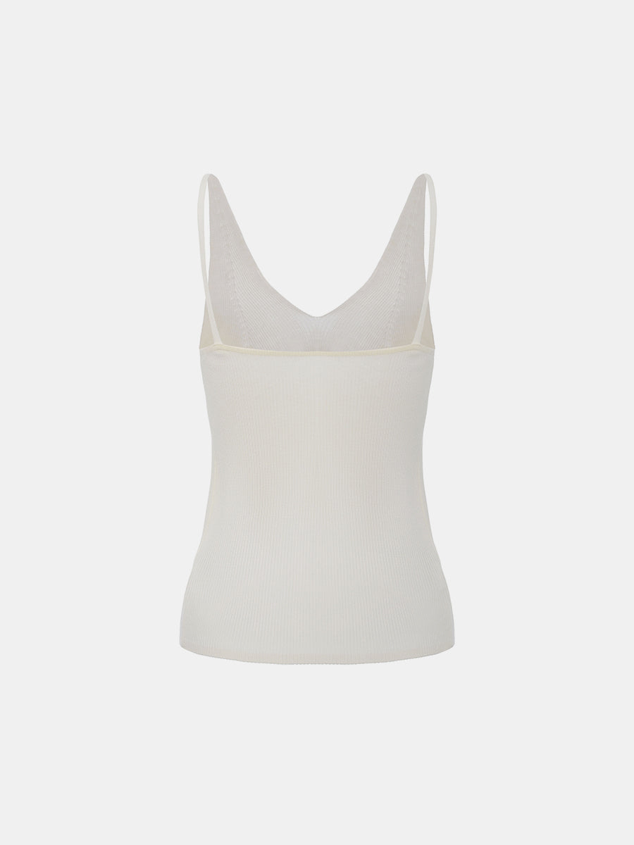 Ribbed Knit Camisole Top