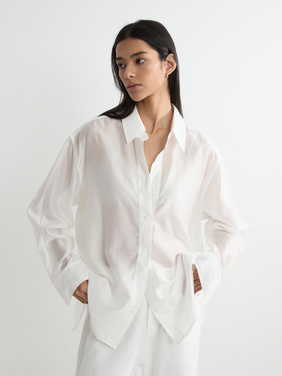 Relaxed Lyocell Shirt