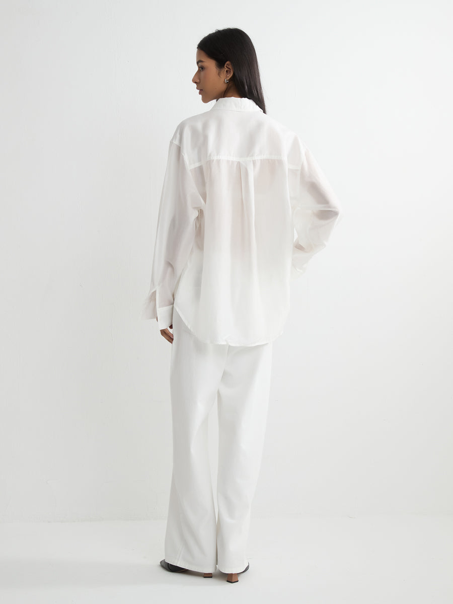 Relaxed Lyocell Shirt