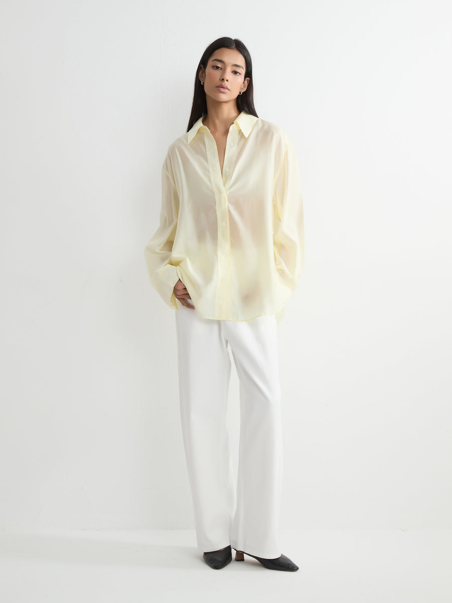 Relaxed Lyocell Shirt
