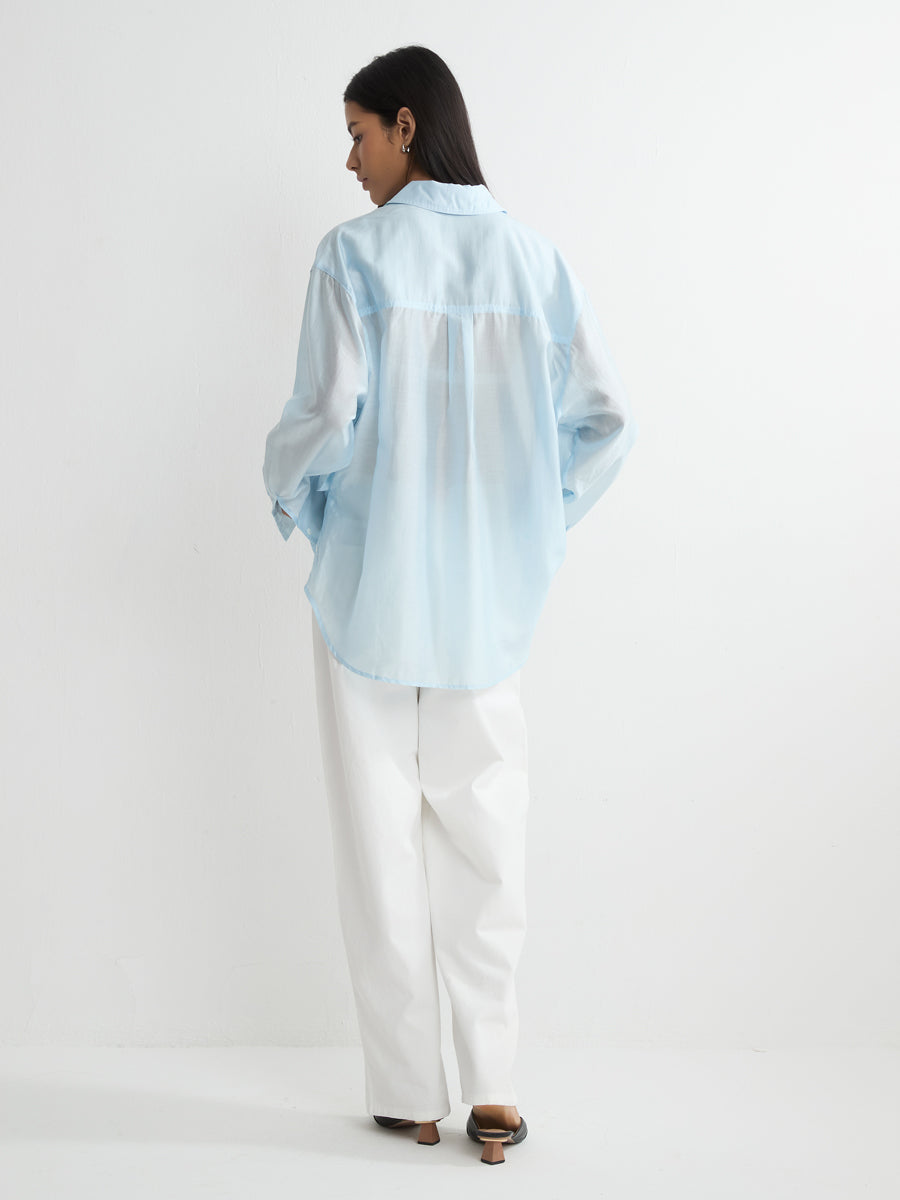 Relaxed Lyocell Shirt