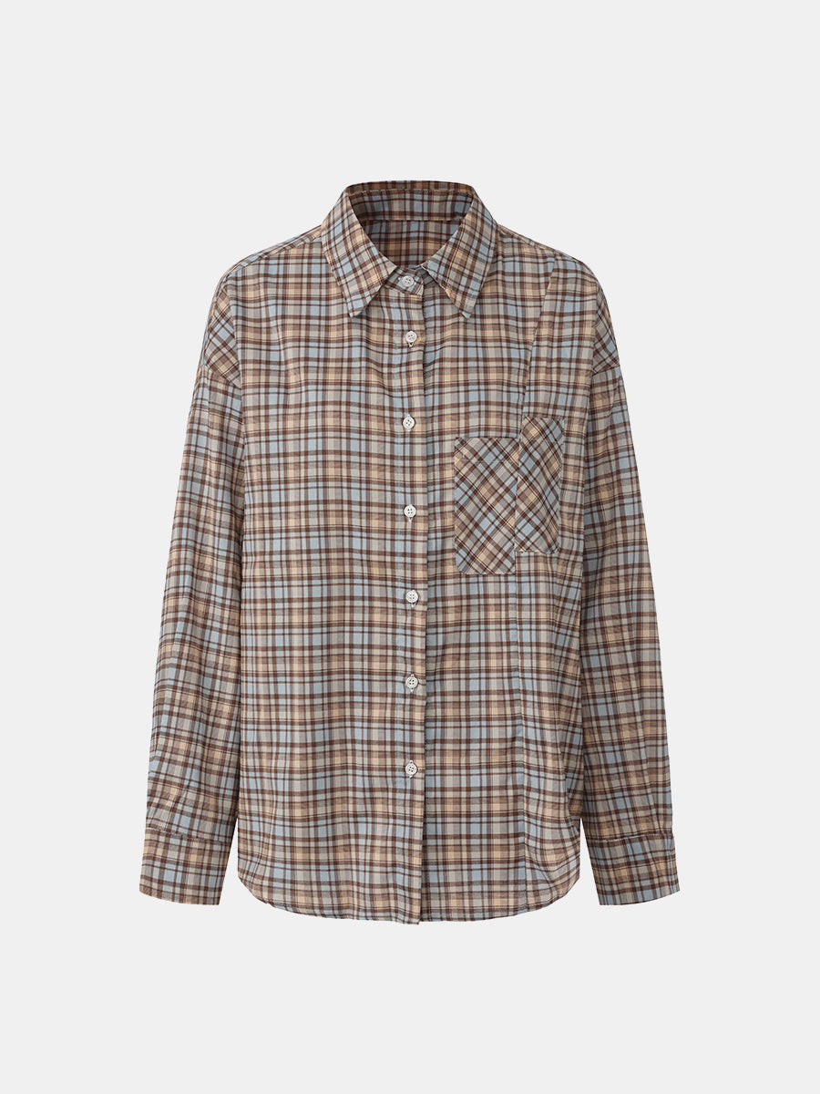 Checked Loose Fit Shirt