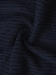 Polo Collar Knit Cardigan