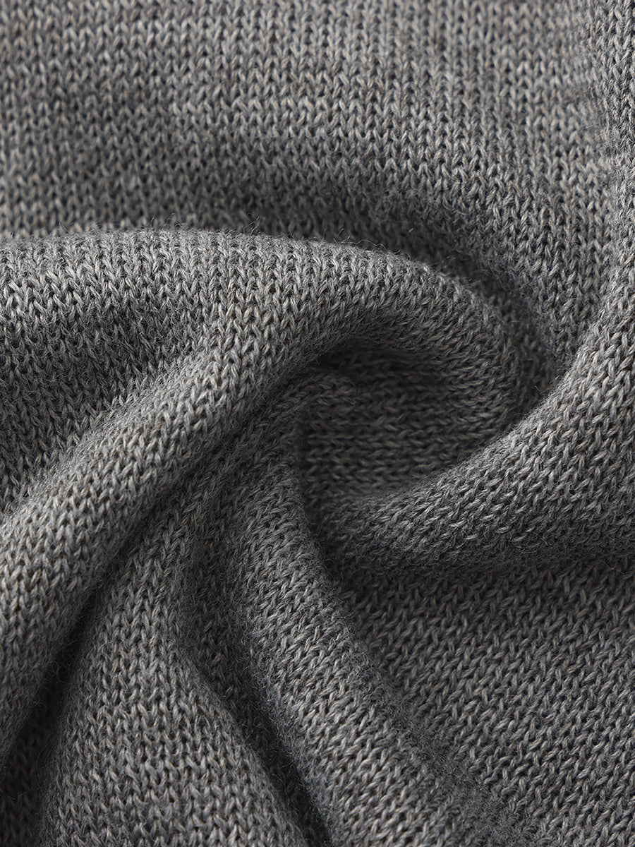Cropped Crewneck Cardigan