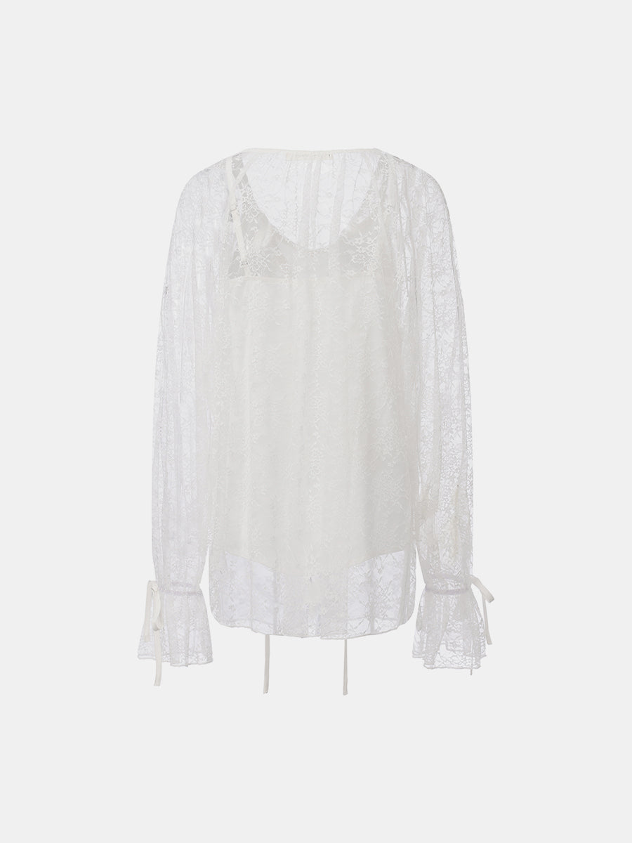 Lace V-Neck Top