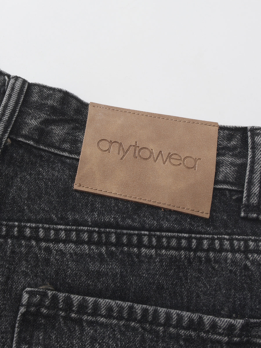 Mid-Rise Baggy Jeans