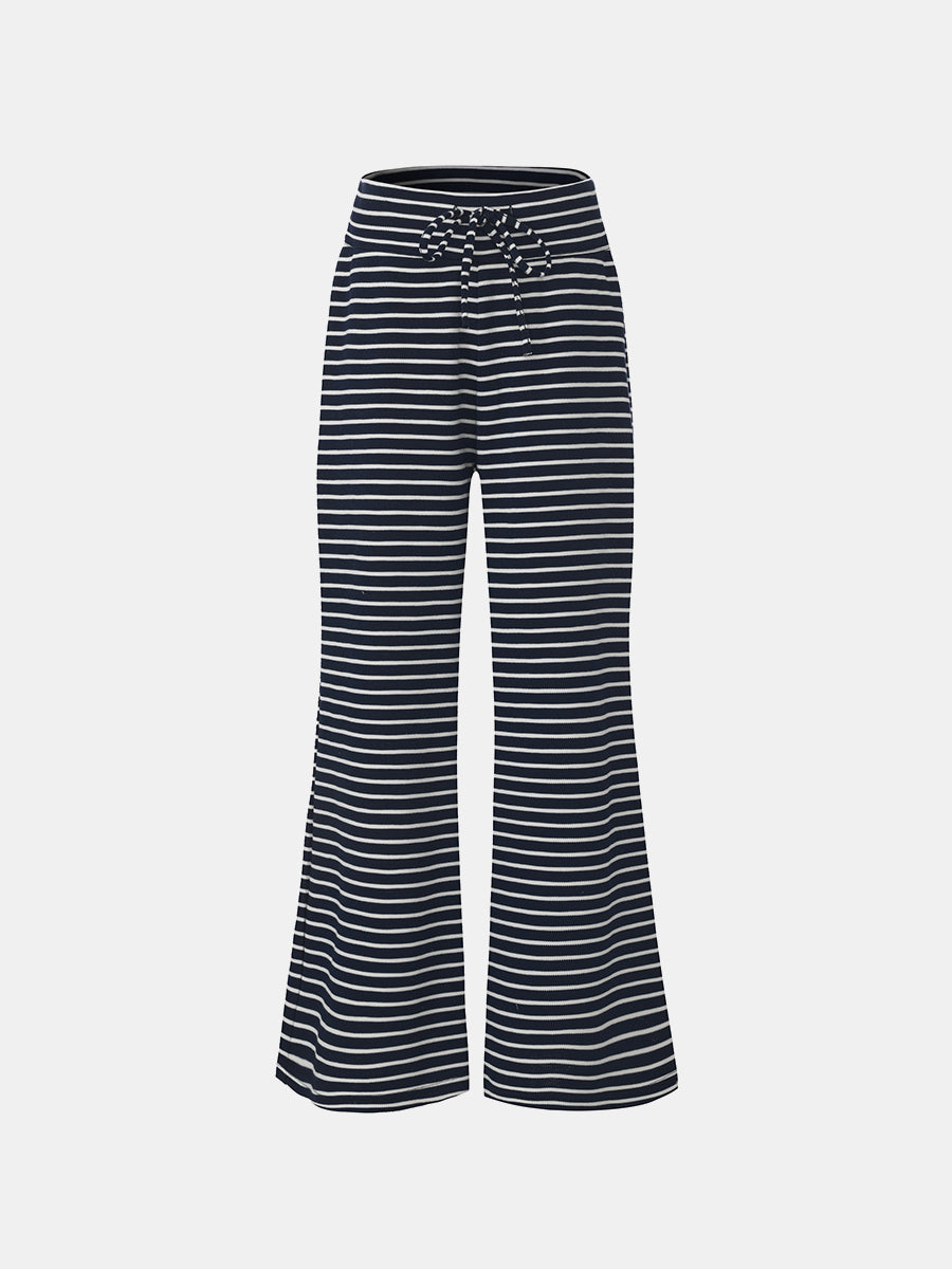 Striped Flare Sweatpant