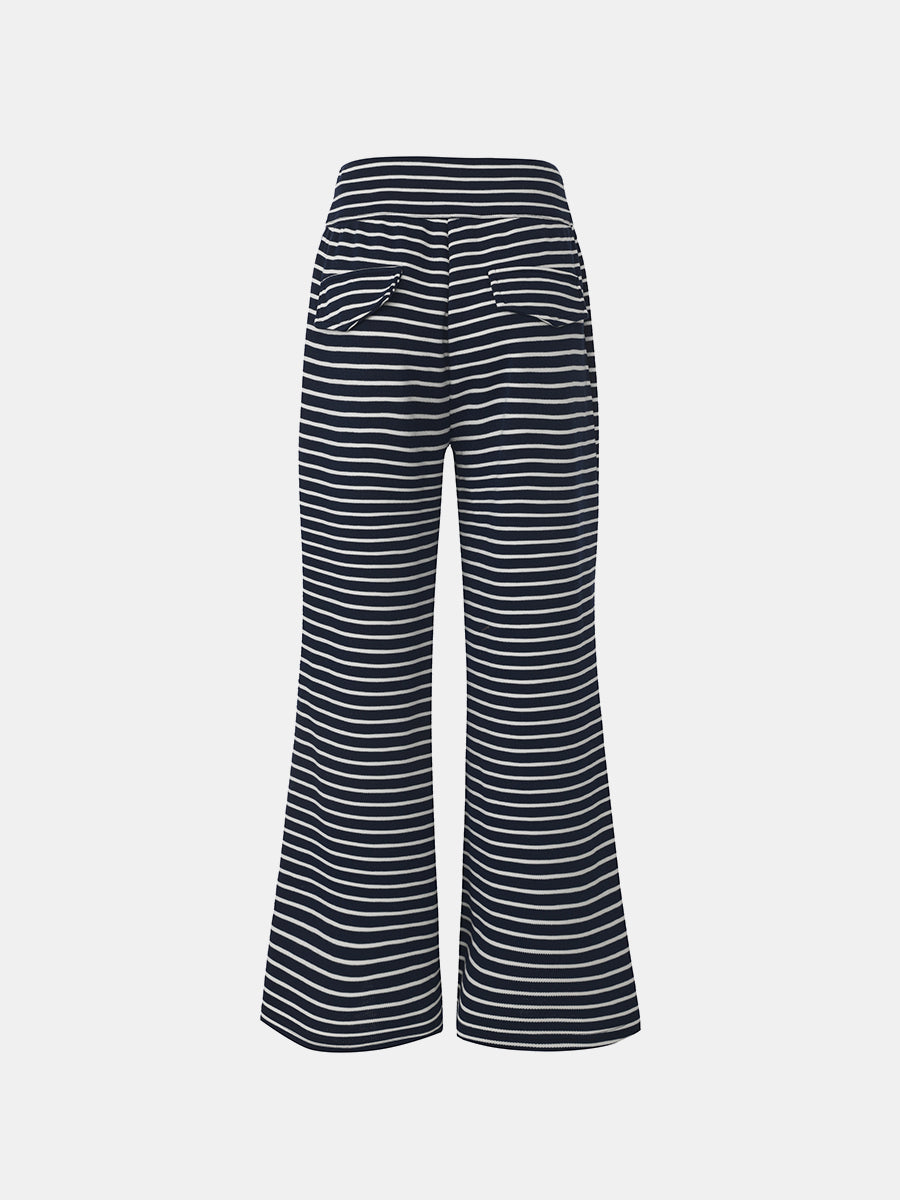Striped Flare Sweatpant