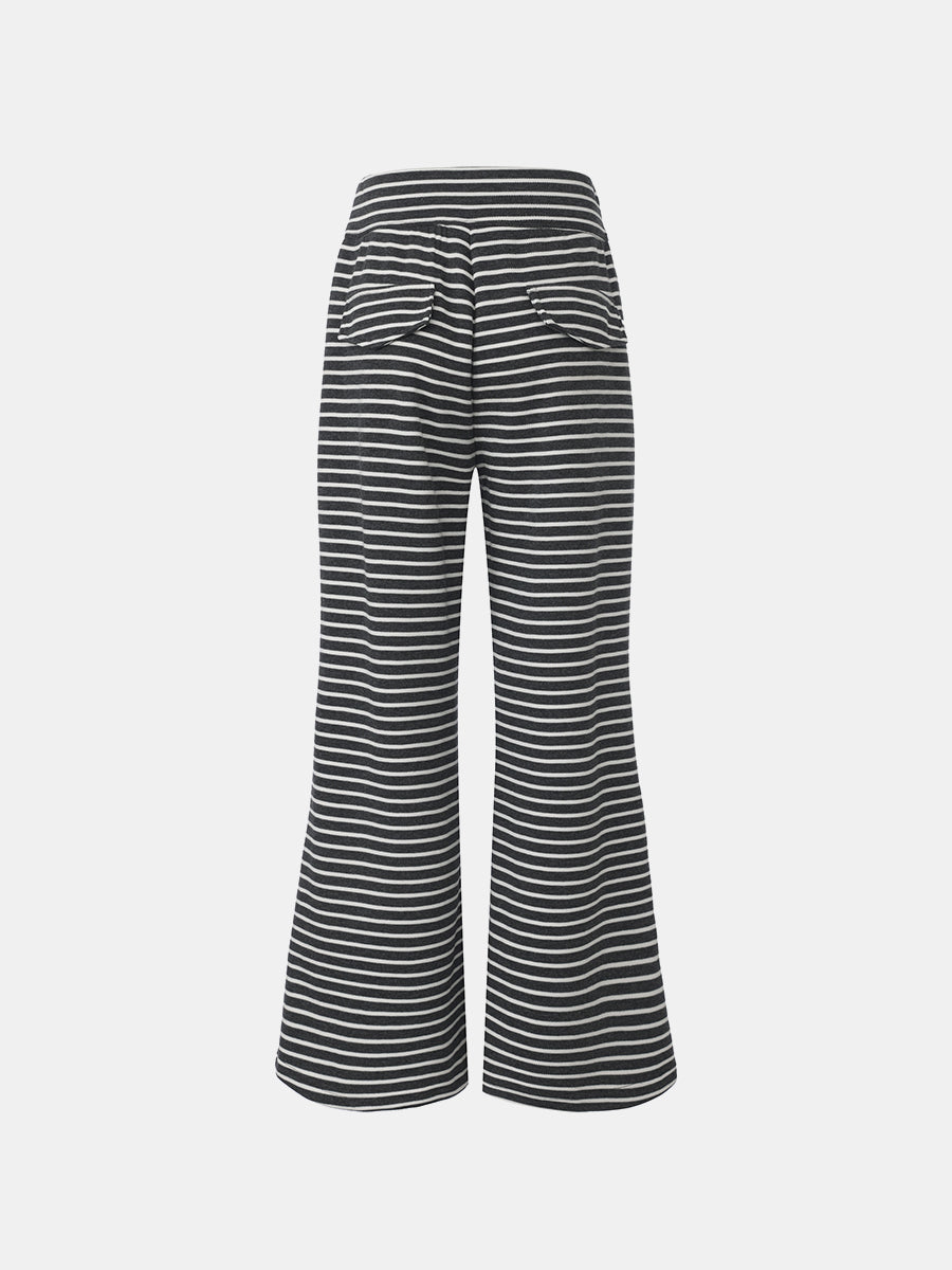 Striped Flare Sweatpant