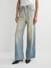 Relaxed Rhinestone Jeans