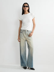 Relaxed Rhinestone Jeans