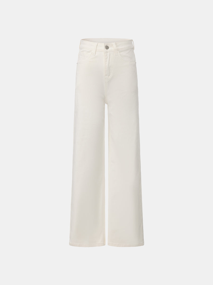 Mid-Rise Wide-Leg Jeans