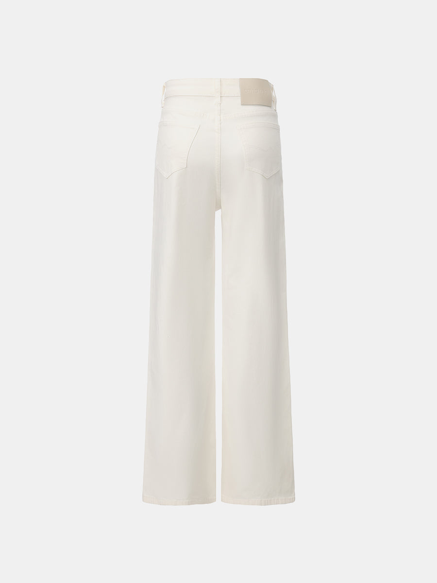 Mid-Rise Wide-Leg Jeans