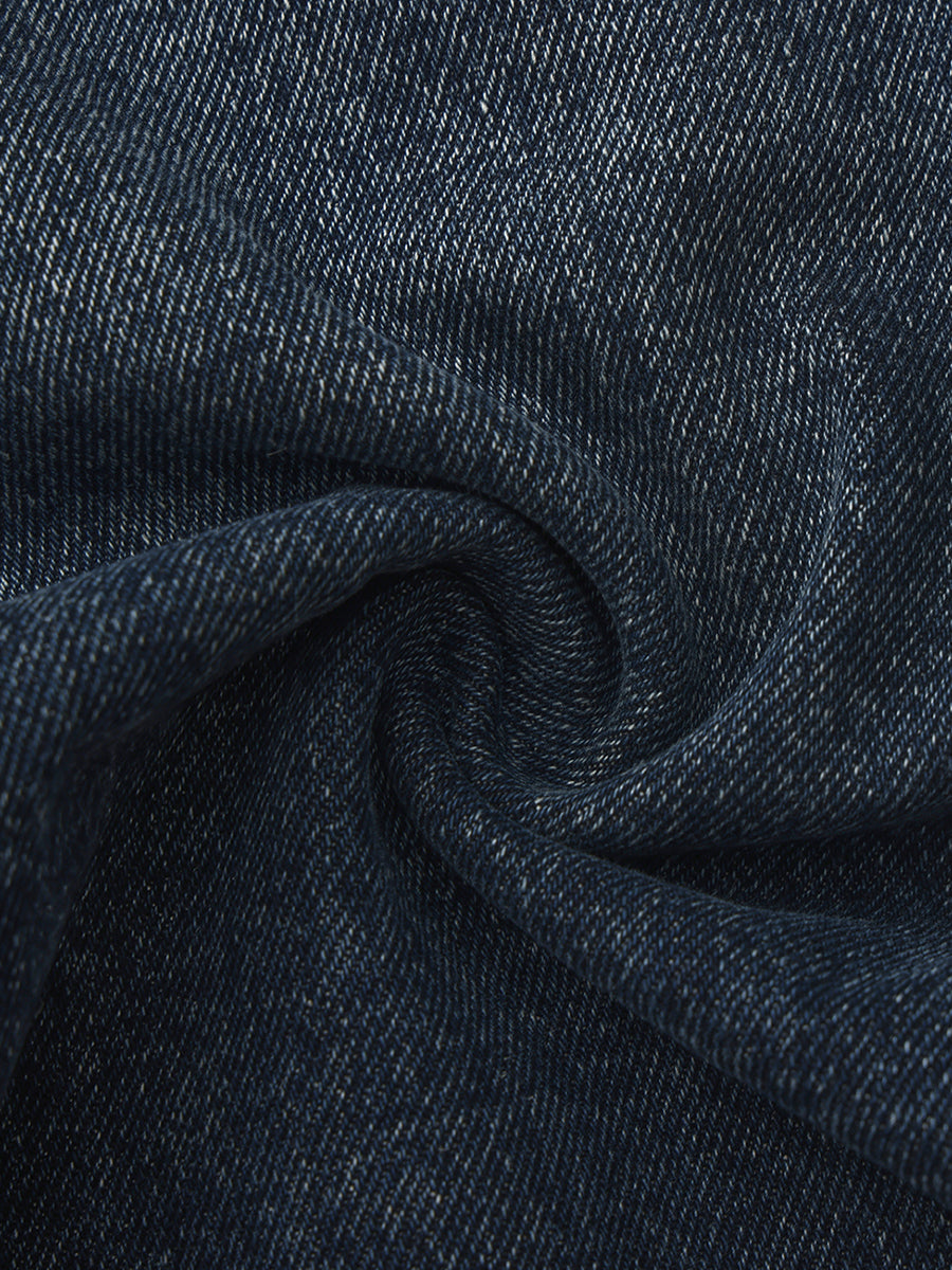 Rivet Barrel-Leg Jeans