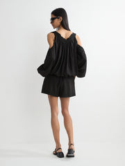 Lace-Trimmed  Short