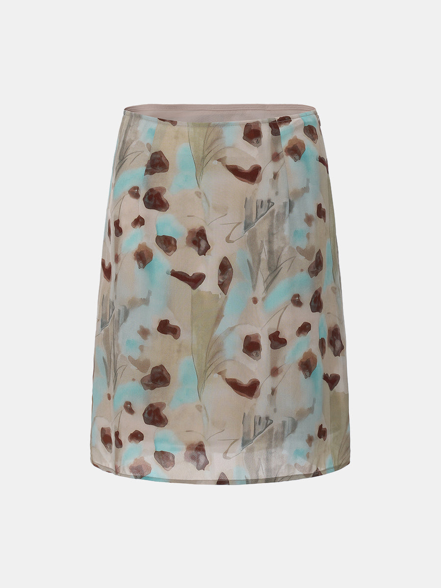 Knee-Length Slip Skirt