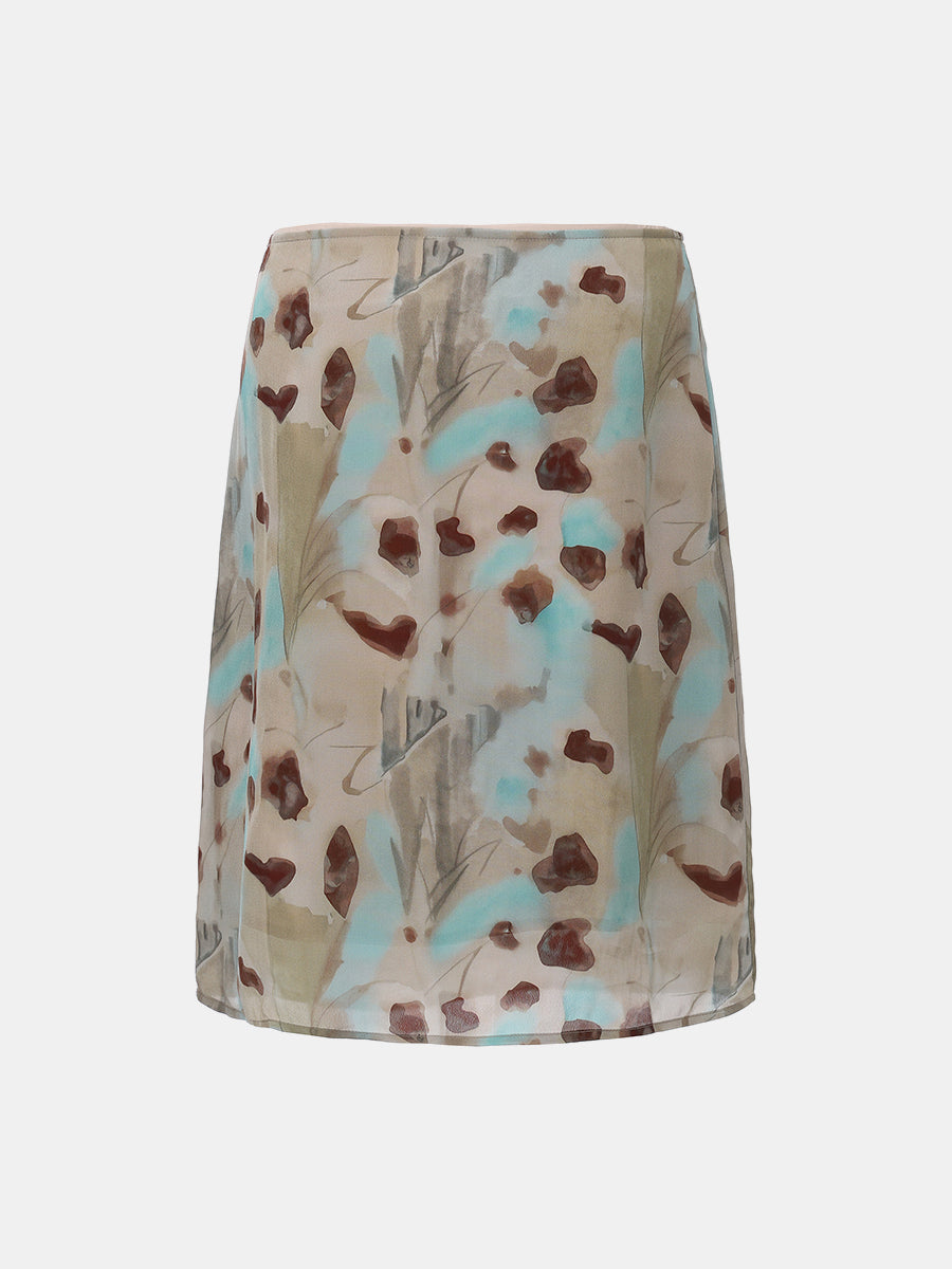 Knee-Length Slip Skirt
