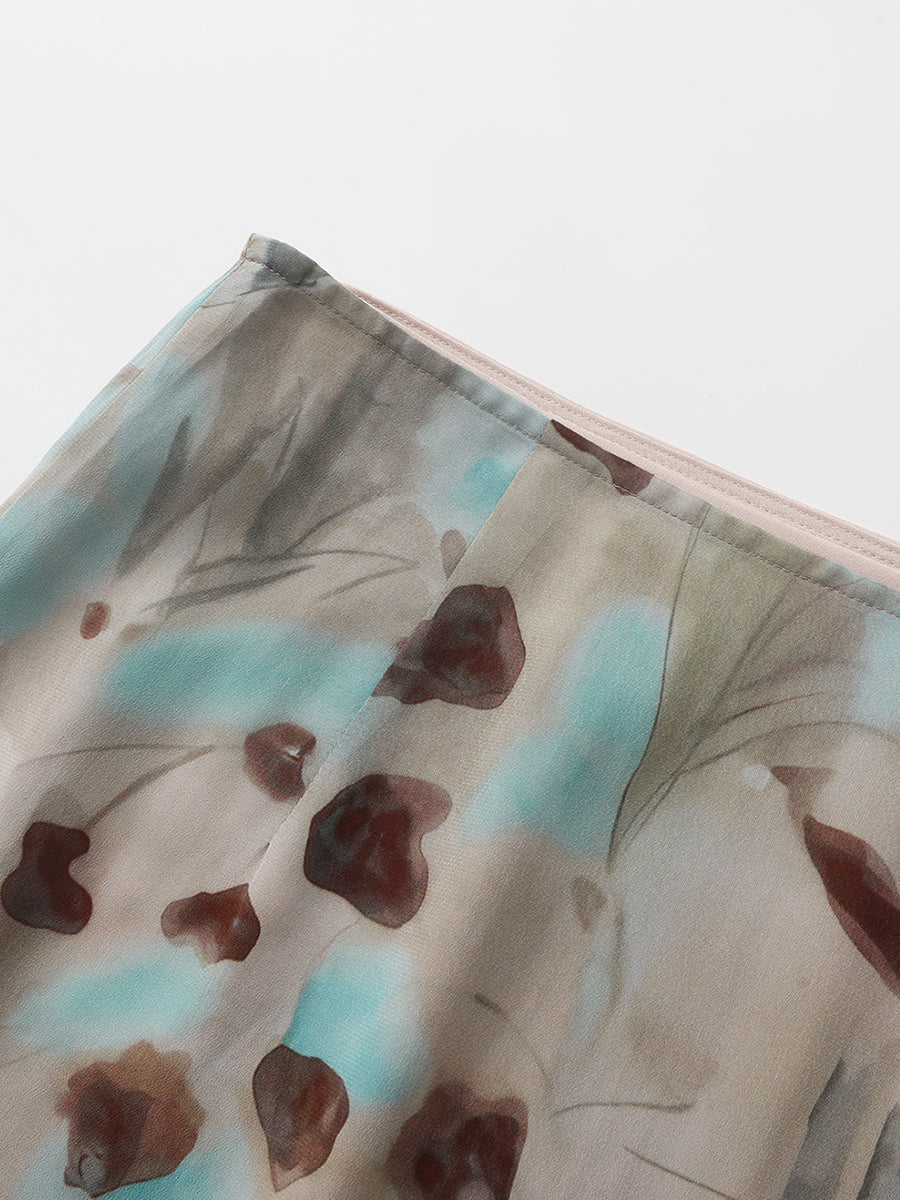 Knee-Length Slip Skirt