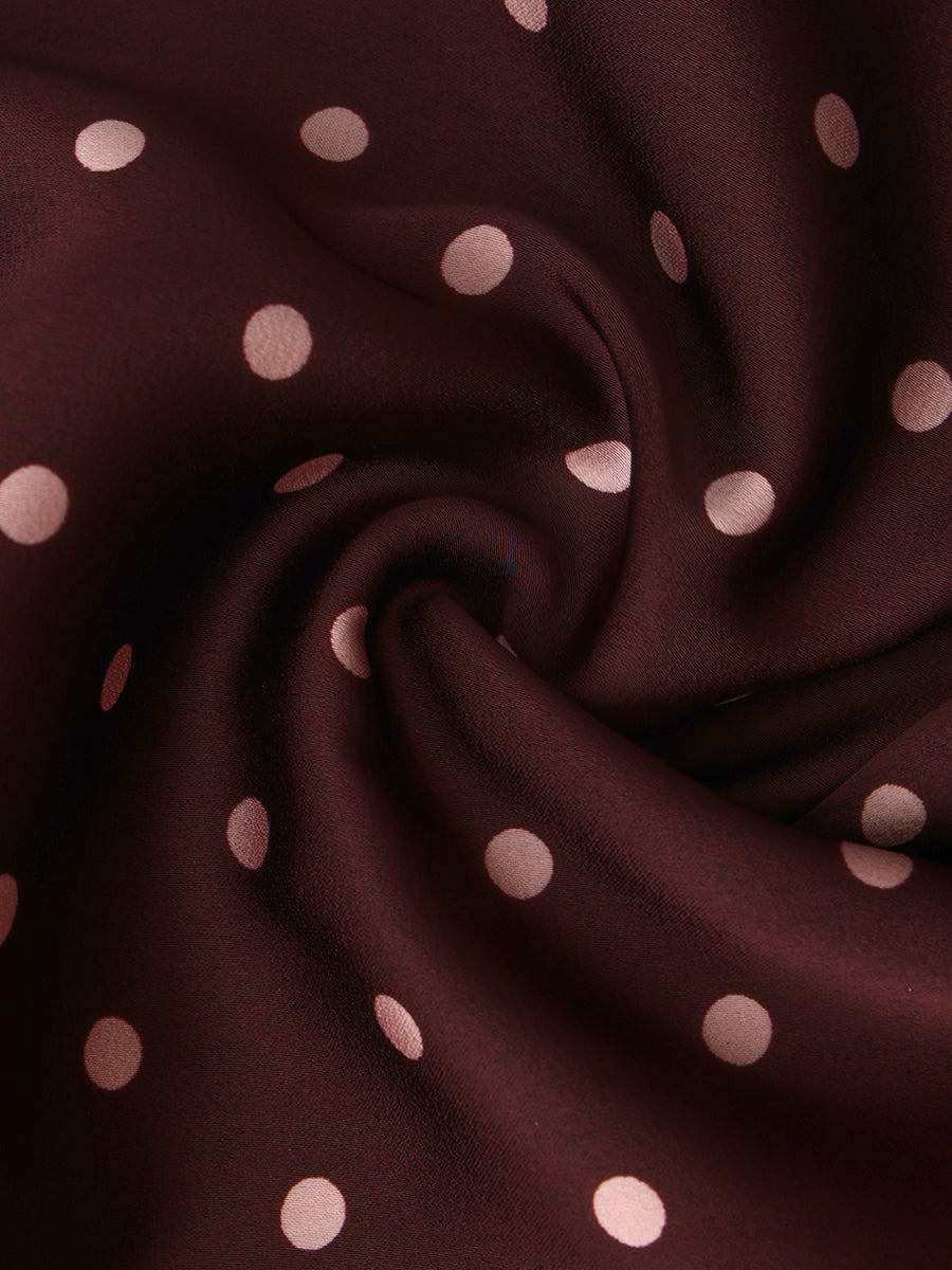 Polka Dot Midi Skirt
