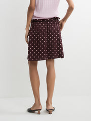 Polka Dot Midi Skirt