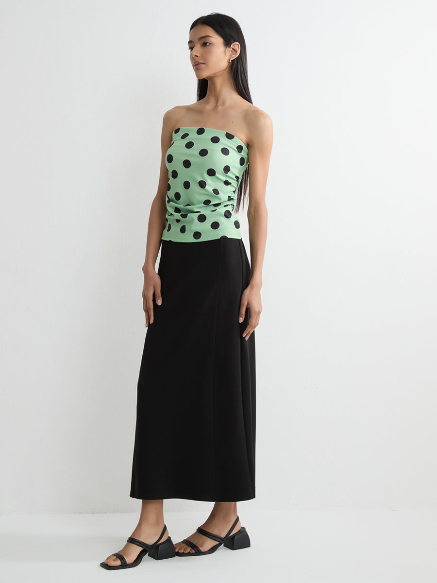 A-Line Midi Skirt