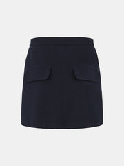 Drawstring High-Rise Mini Skirt