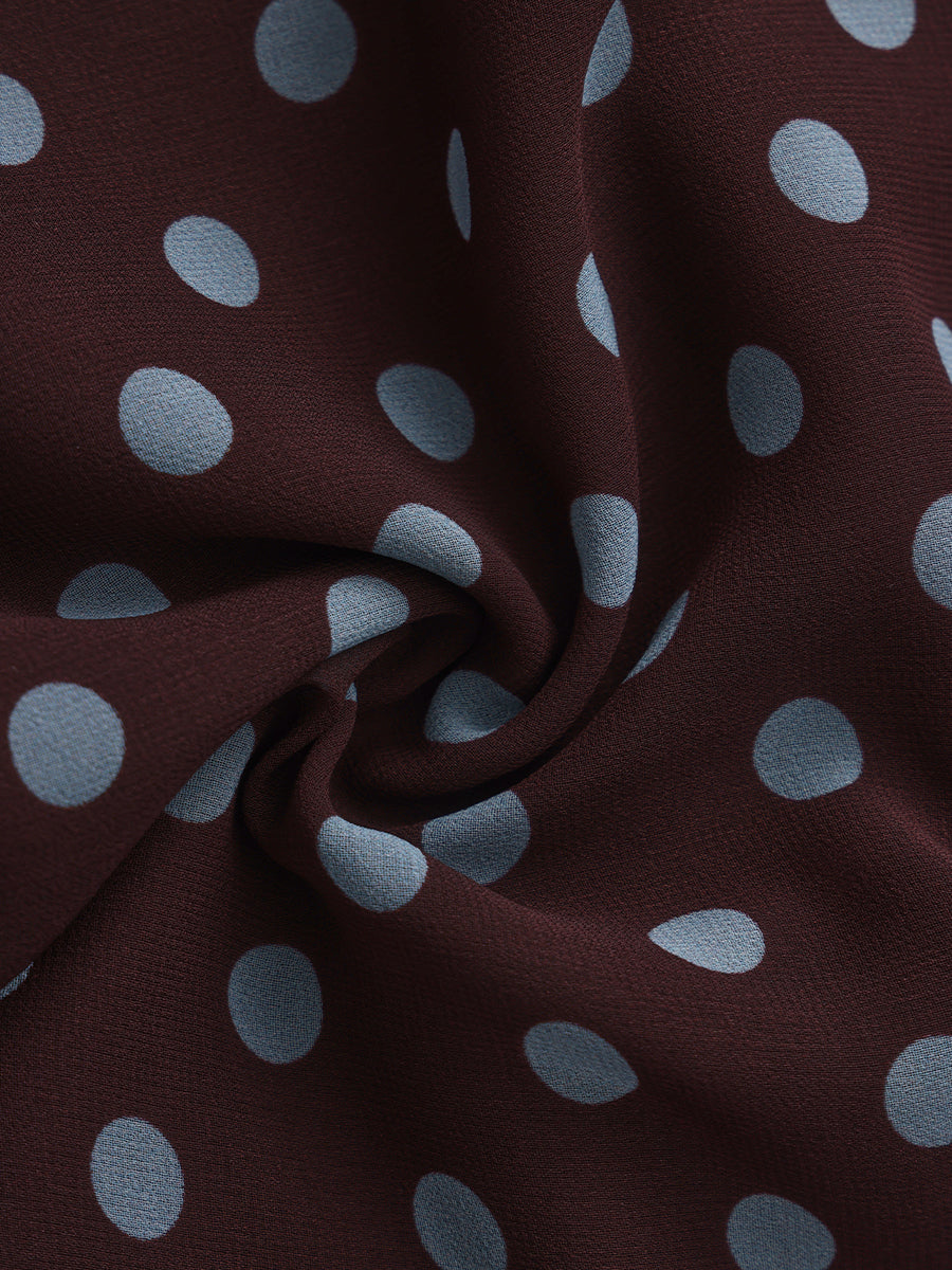 Polka Dot Midi Skirt