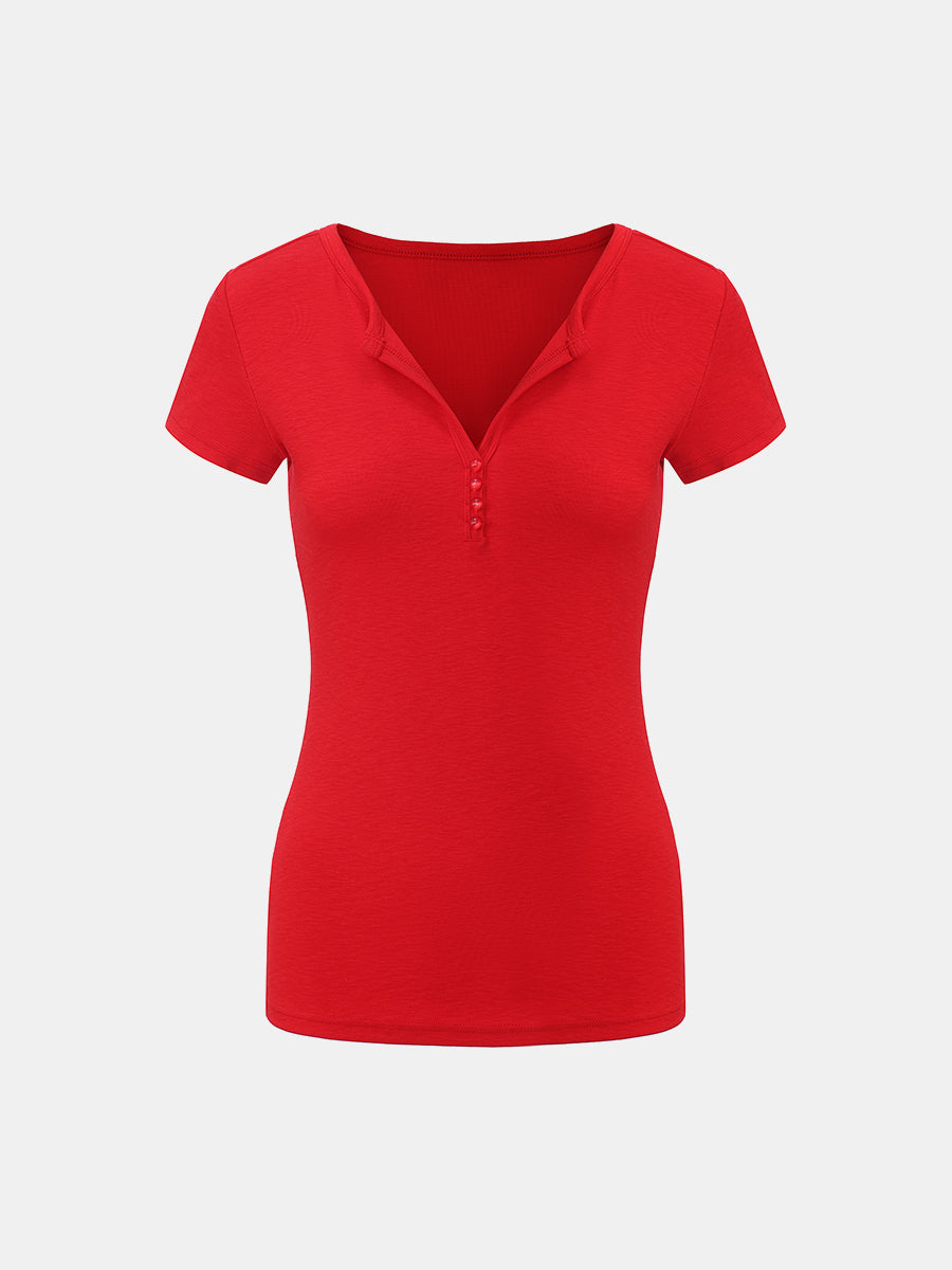 V-Neck Jersey T-Shirt