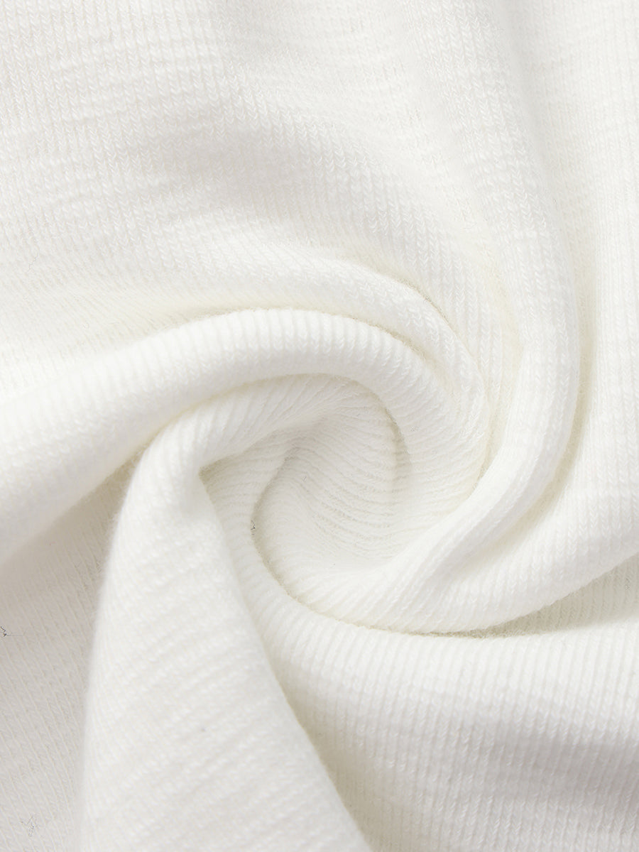 Ribbed Cotton T-Shirt