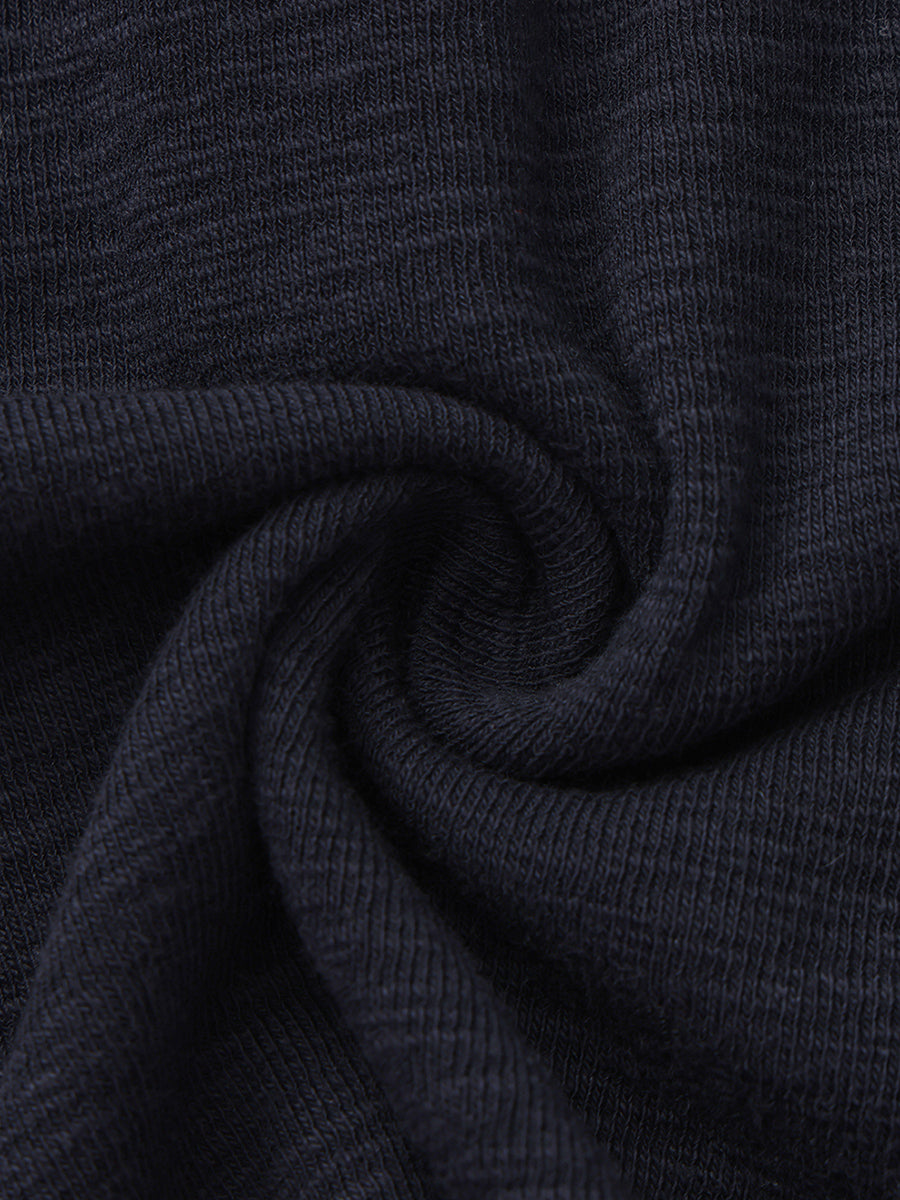 Ribbed Cotton T-Shirt