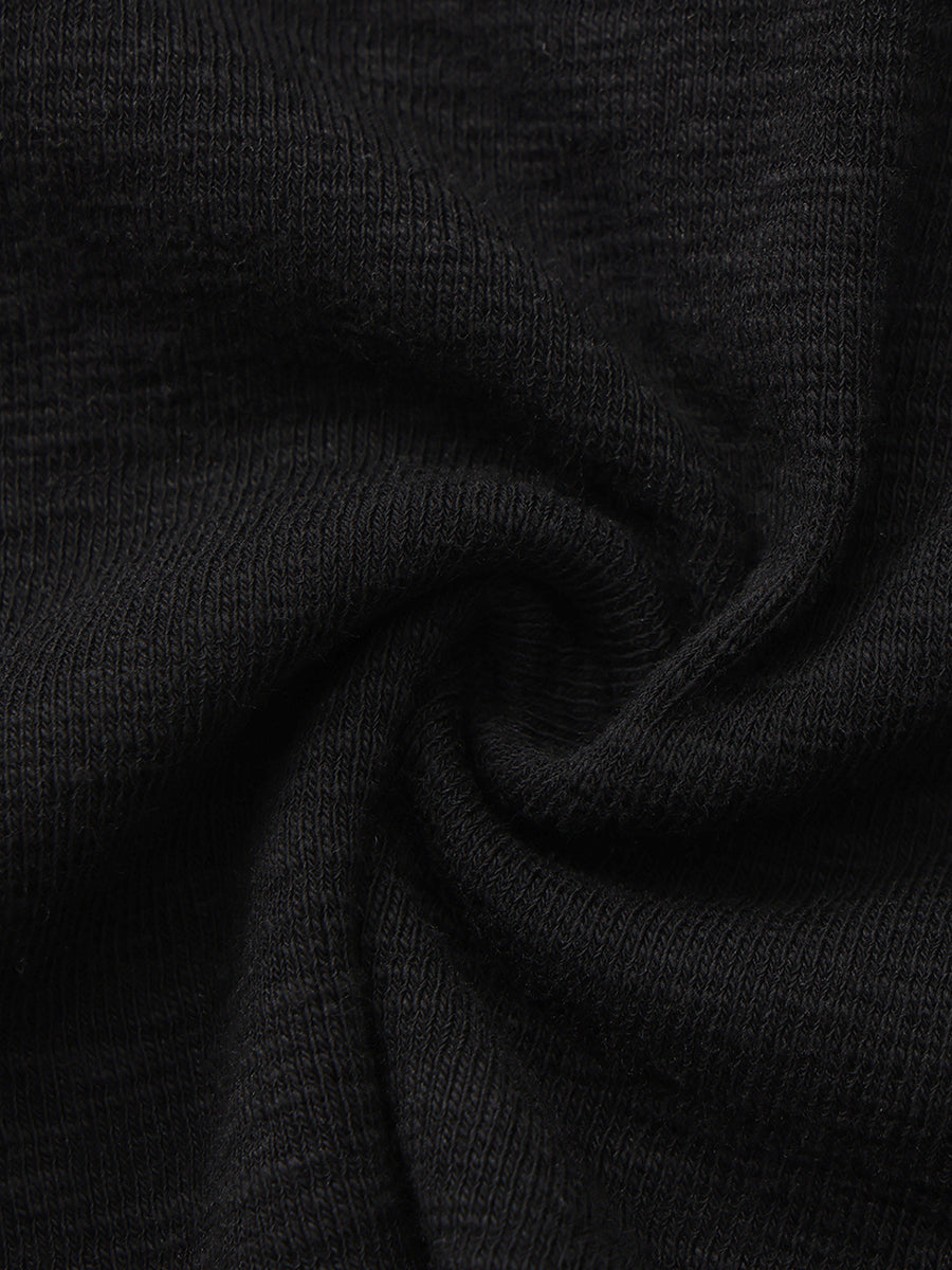 Ribbed Cotton T-Shirt
