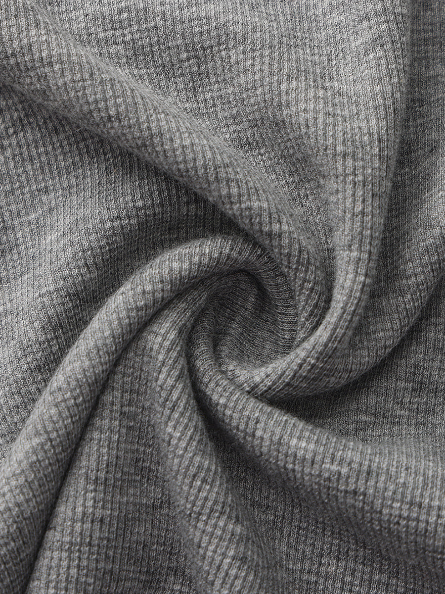 Ribbed Cotton Scoopneck T-Shirt