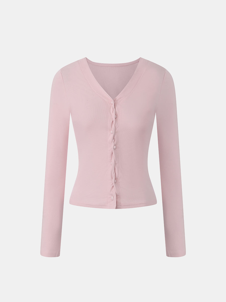 V-Neck Cardigan