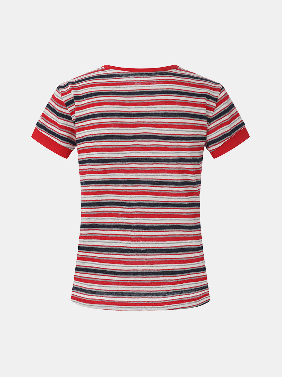 Striped Crewneck T-Shirt