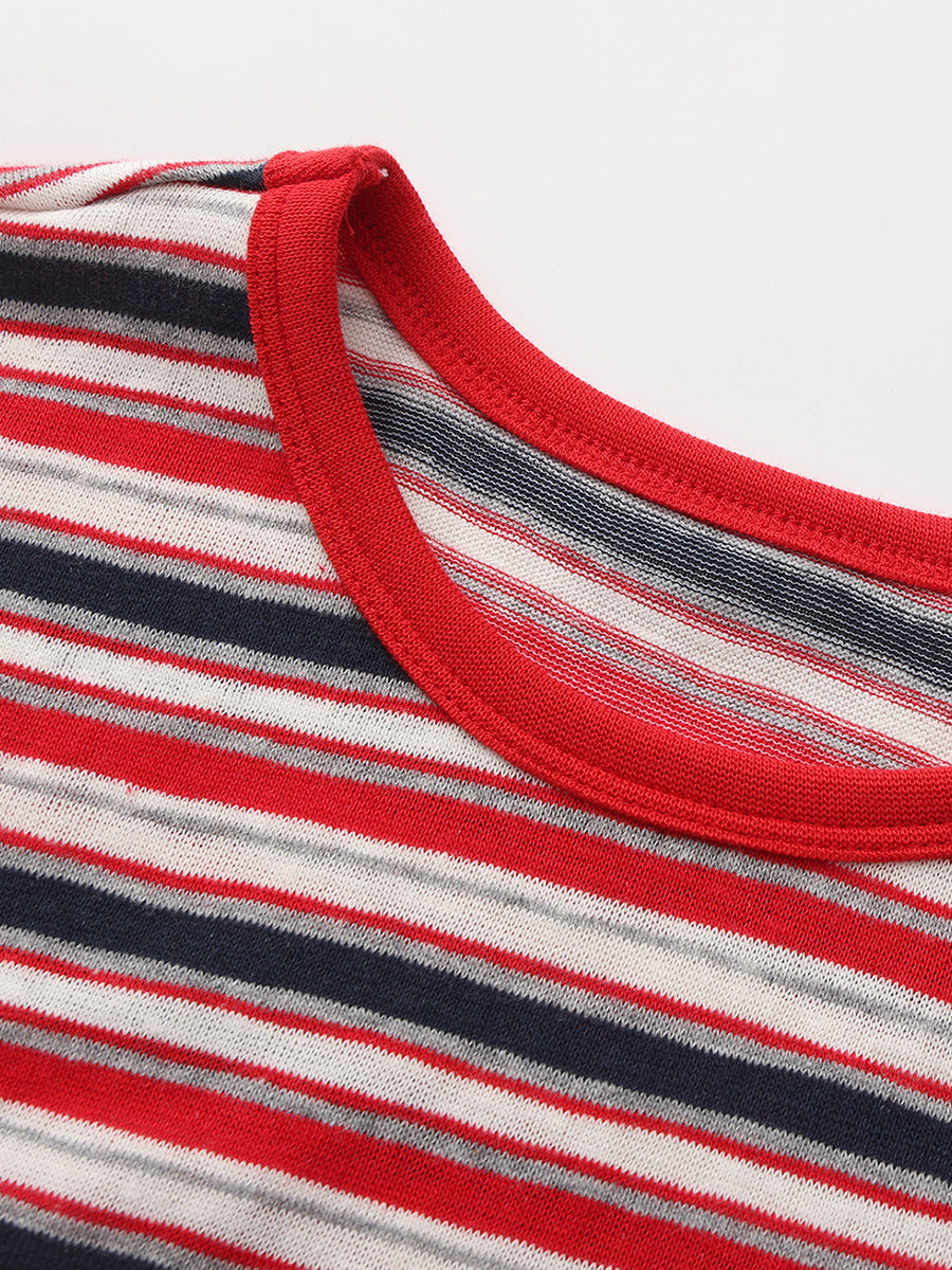 Striped Crewneck T-Shirt
