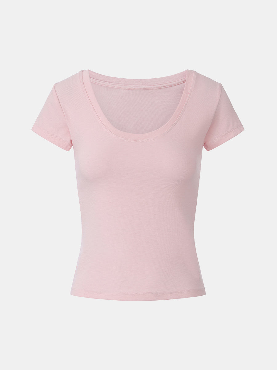 Scoopneck Basic T-Shirt