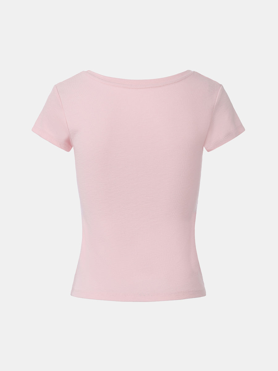 Scoopneck Basic T-Shirt