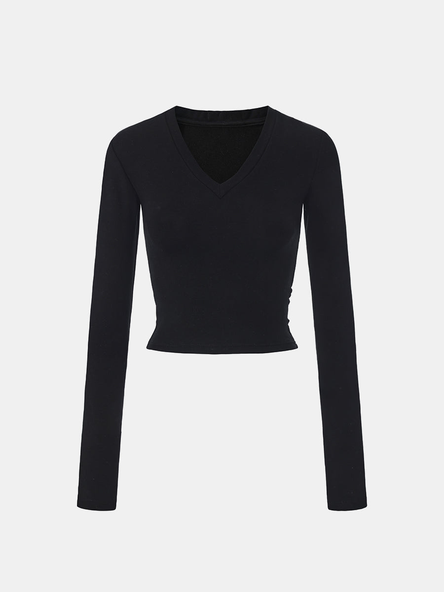 V-Neck Sports Casual Top
