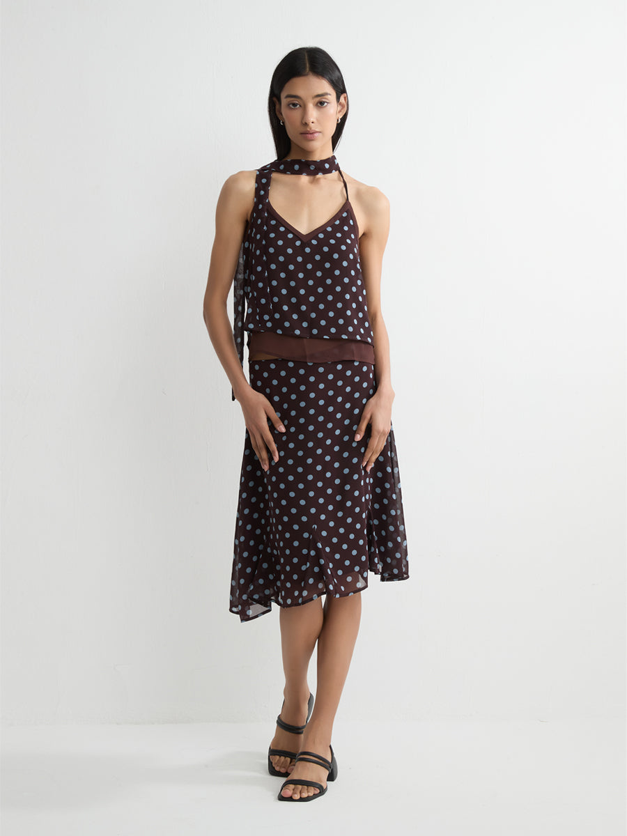 Polka Dot Camisole Top