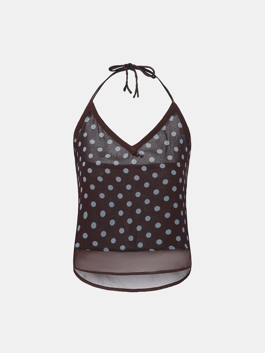 Polka Dot Camisole Top