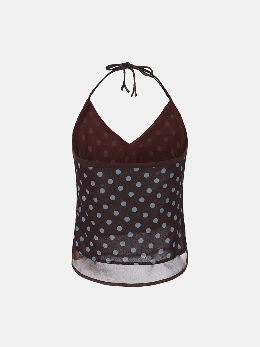 Polka Dot Camisole Top