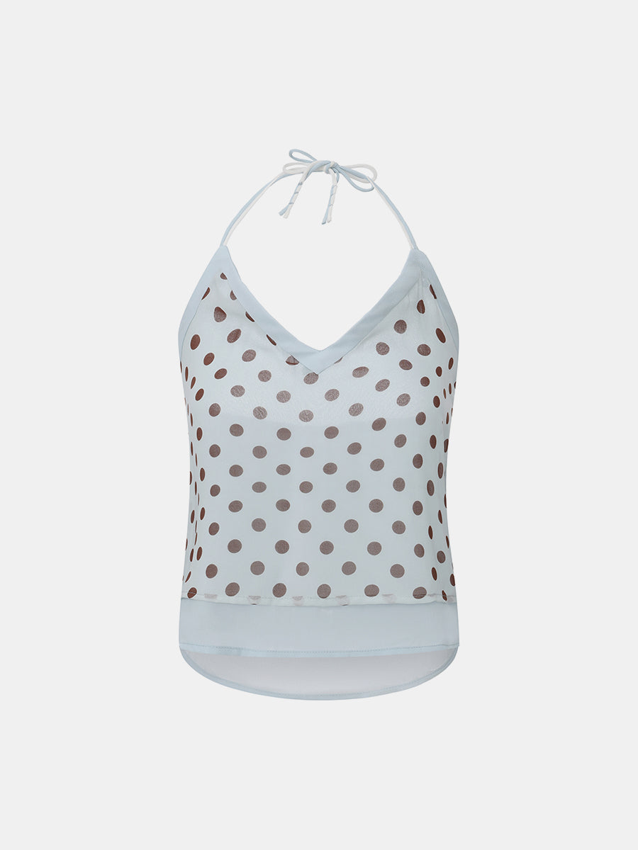 Polka Dot Camisole Top
