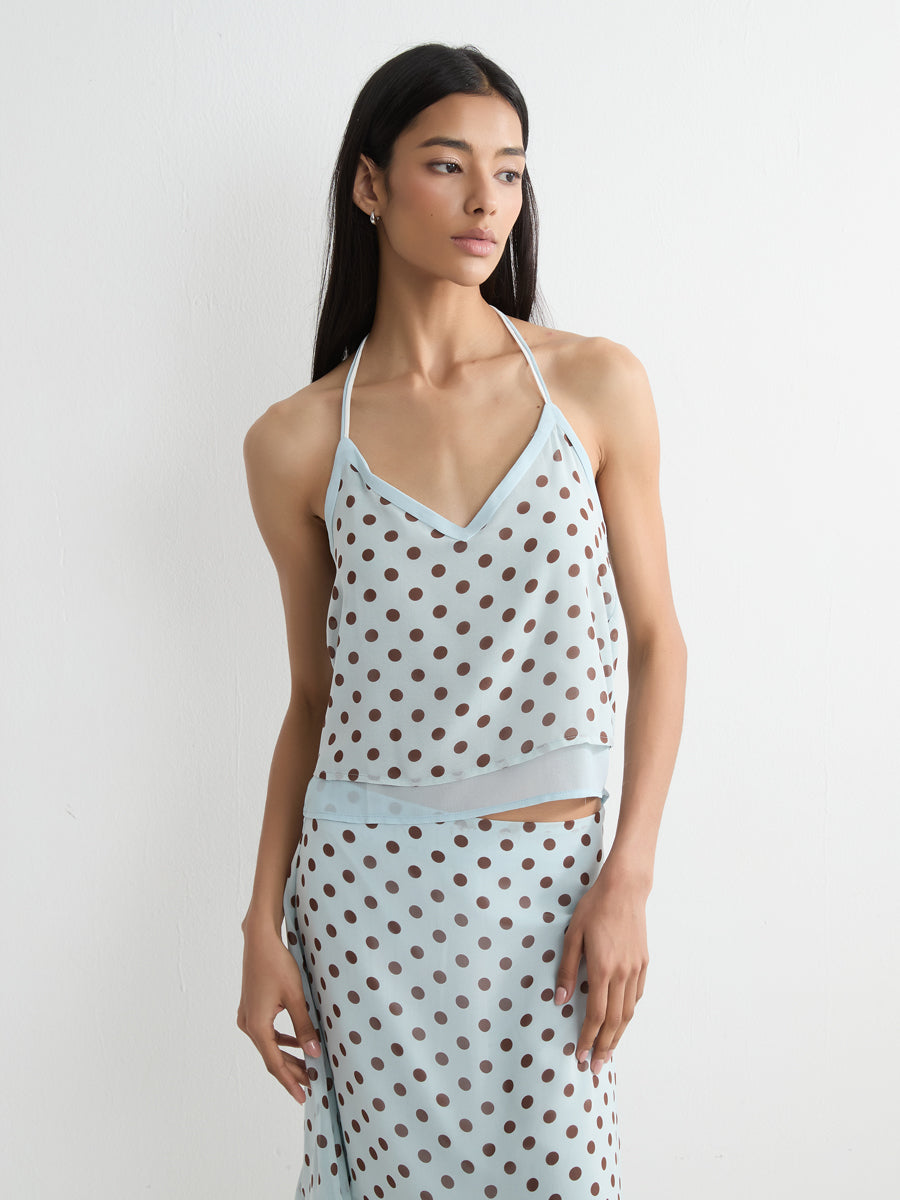 Polka Dot Camisole Top