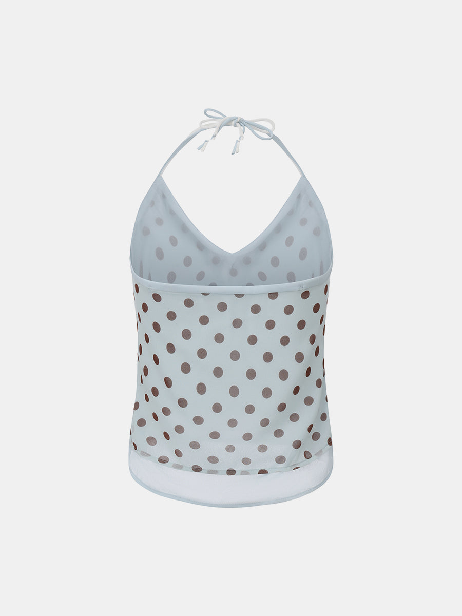 Polka Dot Camisole Top