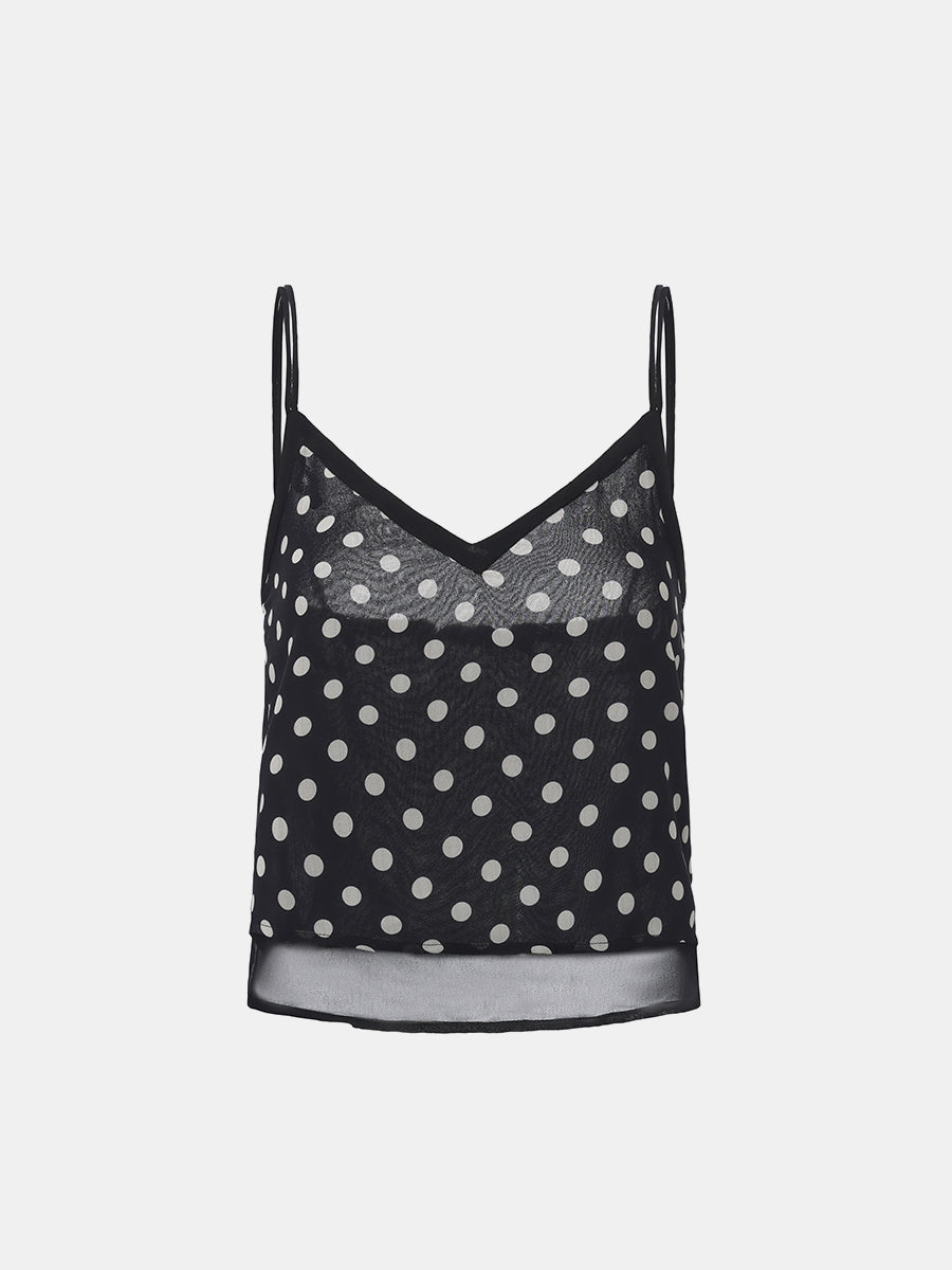 Polka Dot Camisole Top