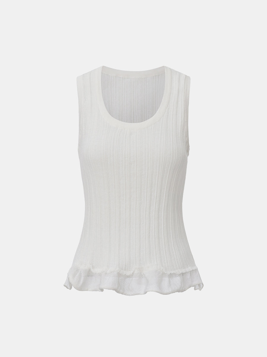 Ruffled Tank Top