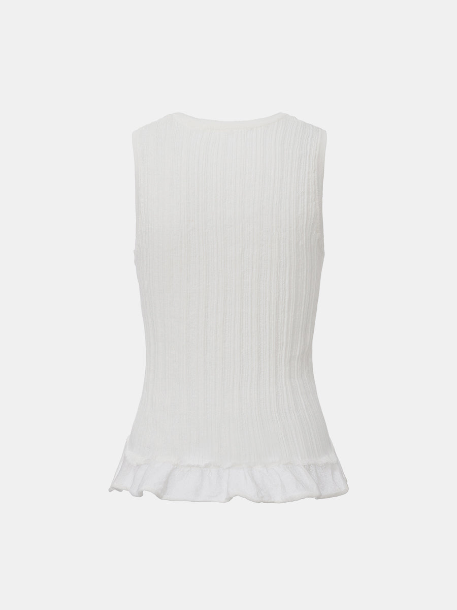 Ruffled Tank Top