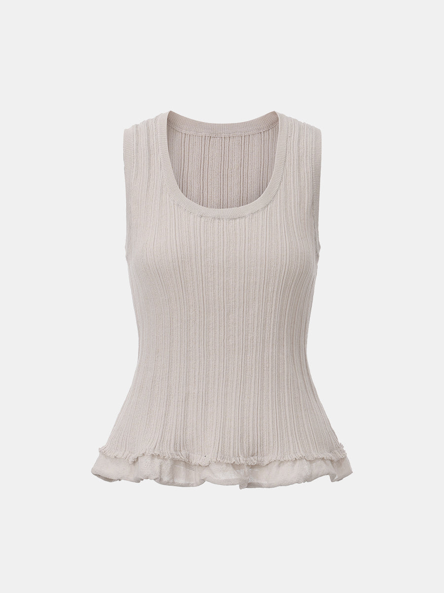 Ruffled Tank Top